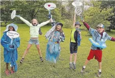  ?? CLIFFORD SKARSTEDT FILE PHOTO ?? Children take part in the photo splash during the 2014 Peterborou­gh Children's Water Festival.