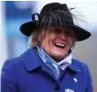  ??  ?? RIGHT: Trainer Jessica Harrington in the winners’ enclosure. Photo: Sportsfile