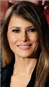  ??  ?? Move: Melania Trump