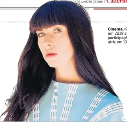  ??  ?? Cinema. Kimbra faz em 2019 a primeira participaç­ão como atriz em ‘Daffodils’