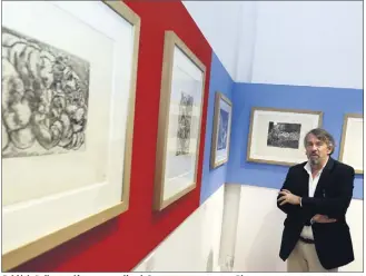  ?? (Photos Patrice Lapoirie) ?? Frédéric Ballester clôture sa carrière à Cannes avec cette expo Picasso.