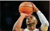  ?? HYOSUB SHIN/ HSHIN@AJC.COM ?? Josh Okogie “woke a lot of people up” at the NBA draft combine.