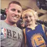 ??  ?? nbcnews.com Golden State Warriors fan Riley Morrison (right) and her dad Chris Morrison