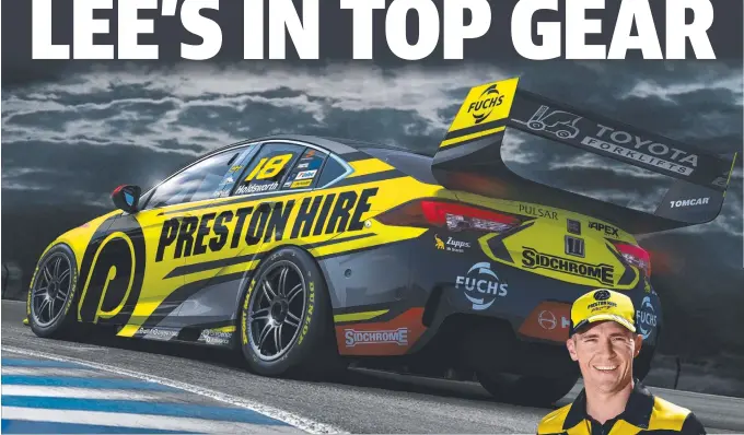  ?? Picture: ?? How the Preston Hire Racing No.18 driven by Lee Holdsworth (right) will look in 2018.