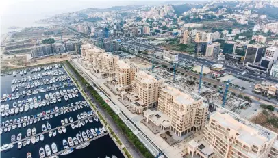  ?? Majid Al Futtaim ?? Majid Al Futtaim’s Waterfront City complex in Lebanon. The company is on track to deliver the first 200 units this year