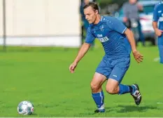  ?? Foto: Daniel Worsch ?? Schwierige­s Spiel vor der Brust: Markus Schiele ist am Sonntag mit dem SV Bertolds‰ heim beim SV Grasheim zu Gast.