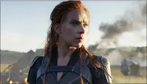  ?? COURTESY OF DISNEY/MARVEL STUDIOS ?? Scarlett Johansson in a scene from “Black Widow.”