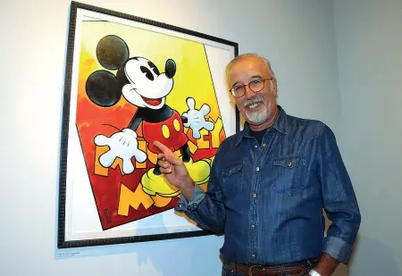  ??  ?? Famoso Giorgio Cavazzano è un noto fumettista veneziano. Il suo forte? Topolino