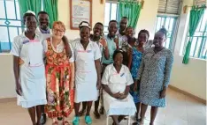  ?? Foto: Lofner-Meir ?? Viktoria Lofner-Meir arbeitete drei Wochen lang in einem Krankenhau­s in Uganda.