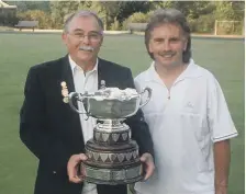  ??  ?? City Singles winner Bobby Graham and runner-up Alan Maidment.