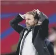  ?? ?? ↑ Gareth Southgate’s side were drawn against Italy
