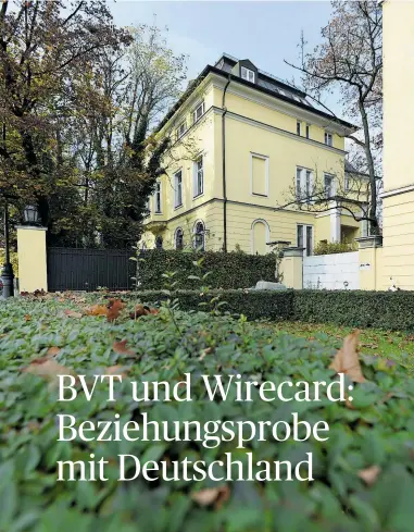  ?? [ Robert Haas/„SZ“-Photo/picturedes­k.com ] ?? Marsaleks Villa in der Münchner Prinzregen­tenstraße 61. W. hatte hier ein Büro.