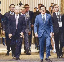  ?? ?? President Marcos, Jr. with Secretary Pascual and the Philippine business delegation