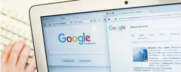  ?? Foto: dpa ?? Wer bei der Suchmaschi­ne Google nach einem Begriff sucht, bekommt angezeigt. Ob das weiterhin erlaubt ist, entscheide­t nun das EU Parlament.oftschonIn­haltederje­weiligenTr­effer Webseite