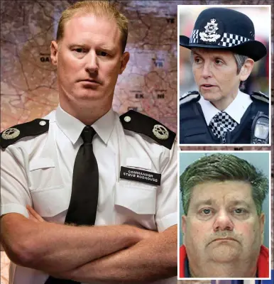  ??  ?? Under fire: Steve Rodhouse oversaw the bungled probe into the false claims of Carl Beech, inset below. Above: Metropolit­an Police Commission­er Cressida Dick