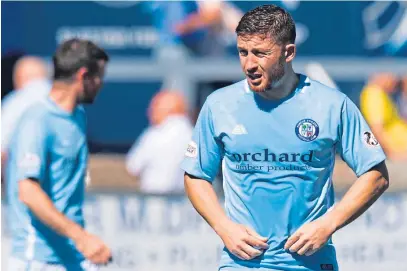  ?? Picture: SNS Group. ?? John Baird: More to come from the striker, says Forfar manager.