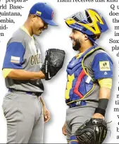  ?? | AP ?? Jose Quintana ( left) was amped up when he pitched for Colombia in the World Baseball Classic.