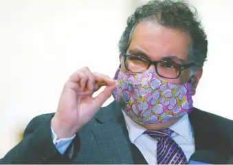  ?? DARREN MAKOWICHUK ?? Mayor Naheed Nenshi says a local state of emergency could allow municipal officials to act quickly to replenish pandemic supplies and also tap into funds from other levels of government.