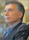  ?? CEDOC PERFIL ?? MACRI. Calificó la detención de López como “bochornosa”.