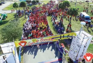  ??  ?? Hundreds of Memorial Healthcare System personnel participat­ed in the Invicta Tour de Broward in February to raise money for the system’s Joe DiMaggio Children’s Hospital. The event raised $400,000 in 2015.