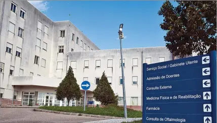  ??  ?? Hospital de Tomar reforçou as medidas de controlo da infeção depois de ter sido diagnostic­ado um doente com sarna