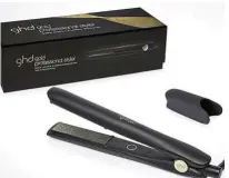  ??  ?? The ghd gold styler just won the prestigiou­s Red Dot Award for its high design quality.