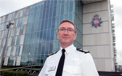  ??  ?? ●●Greater Manchester Chief Constable Ian Hopkins resigned in December, claiming ‘the time was right