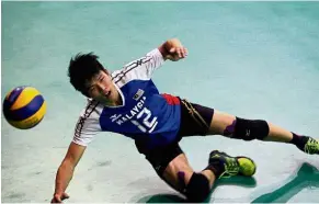  ??  ?? On the road to recovery: Skipper Sim Jian Qin is back from injury and will lead the volleyball team.