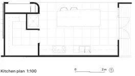  ??  ?? Kitchen plan 1:100