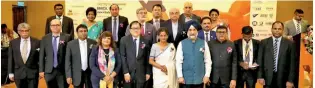  ??  ?? Chief guests and dignitarie­s at Intex South Asia expo