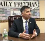  ?? IVAN LAJARA — DAILY FREEMAN FILE ?? Ulster County Executive Mike Hein is resigning effective 11:59 p.m. on Sunday, Feb. 10. The last date for the county to hold a special election for the position is May 21.