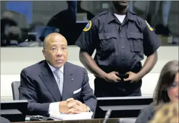  ?? PICTURE: VINCENT JANNINK / REUTERS ?? JAILED: Former Liberian president Charles Taylor is serving 50 years for war crimes in Sierra Leone, not Liberia. His wife, Agnes Reeves Taylor, has been charged with torture.