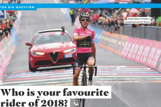  ??  ?? Great Yates: it’s been a sensationa­l year for Simon