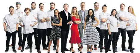  ??  ?? The contestant­s on season 6 of Top Chef Canada are given a series of quick-fire challenges and high-stakes eliminatio­n challenges.