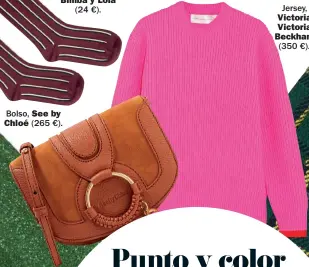  ??  ?? Bolso, See by Chloé (265 €). Jersey, Victoria Victoria Beckham (350 €).