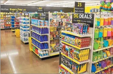  ?? PHOTO COURTESY DOLLAR GENERAL ?? Dollar General’s newest location has opened in Amity in Berks County, 103 N. Monocacy Creek Road. This photo from Dollar General shows some of the selection offered by the chain.