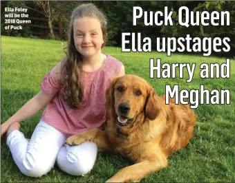  ??  ?? Ella Foley will be the 2018 Queen of Puck