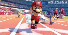  ??  ?? SCREENSHOT of Mario & Sonic at the Olympic Games: Tokyo 2020