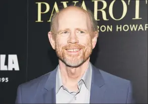  ?? Evan Agostini / Associated Press ?? Director Ron Howard attends a screening at the iPic Theater in New York in May.