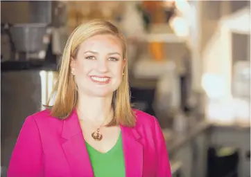  ?? COURTESY OF GALLEGO CAMPAIGN ?? A native of Albuquerqu­e who attended Albuquerqu­e Academy, Kate Gallego, formerly Kate Widland, is the new mayor of Phoenix.