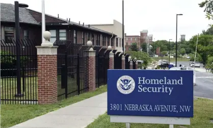  ??  ?? The US department of homeland security and state department were sued in a federal court in Washington on Thursday. Photograph: Susan Walsh/AP