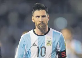  ?? FOTO: AP ?? Líder sin ayuda El capitán Leo Messi fue la única nota positiva de Argentina ante Chile