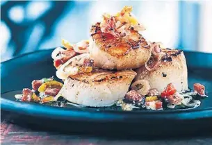  ?? JAMES TSE ?? The combinatio­n of scallops, speck and anchovies creates an incredibly exotic flavour profile, Chef Mark McEwan writes. Make sure you buy fresh scallops — and make them large!