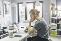  ?? PHOTO: GETTY IMAGES ?? Plugged in . . . Working remotely — and digitally — can lead to a feeling of being overly connected.