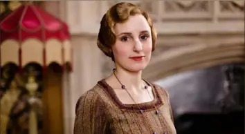  ?? PBS ?? Laura Carmichael returns to her role as Edith Crawley in the "Downton Abbey" movie.