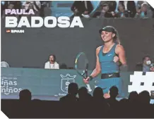  ?? ?? La española Paula Badosa será parte del torneo que se jugará en la Perla de Occidente.
