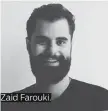  ??  ?? Zaid Farouki.