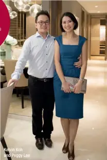  ??  ?? Kelvin Koh and Peggy Lee