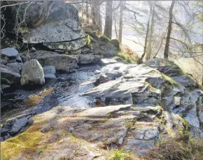  ??  ?? Location of the intake at the BroomPower hydro scheme.