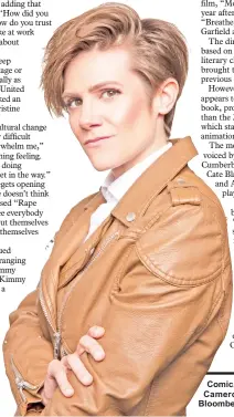  ??  ?? Comic, actor and podcaster Cameron Esposito. — WPBloomber­g photo